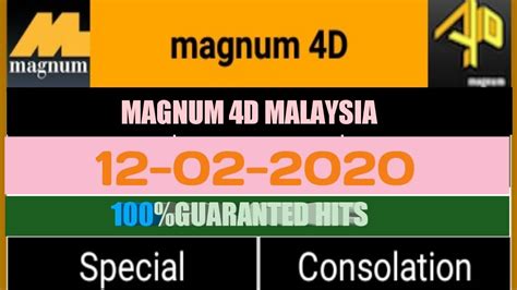magnum 4d prediction today|Magnum4D : Magnum 4D Malaysia – Number .